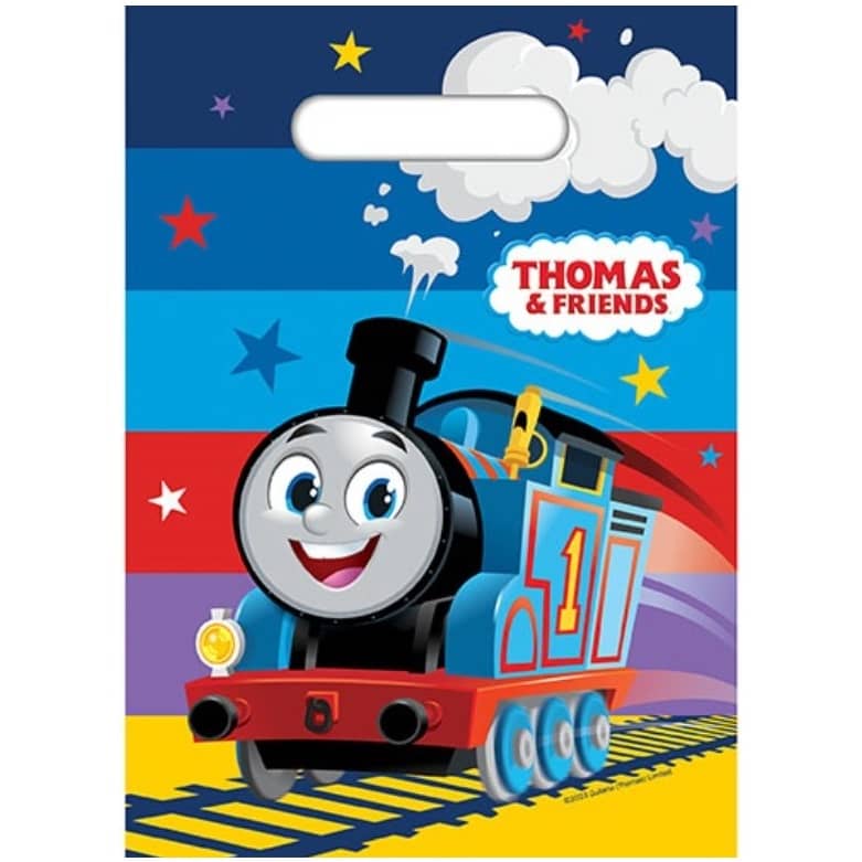 Thomas The Tank Engine Plastic Party Bags 8pk - NextParty