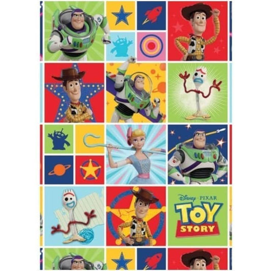 Toy Story 4 Gift Wrap 1 Sheet Folded Wrapping Paper - NextParty