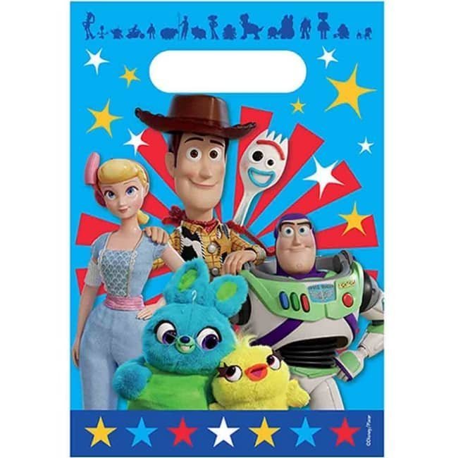 Toy Story Plastic Party Bags 8pk - NextParty