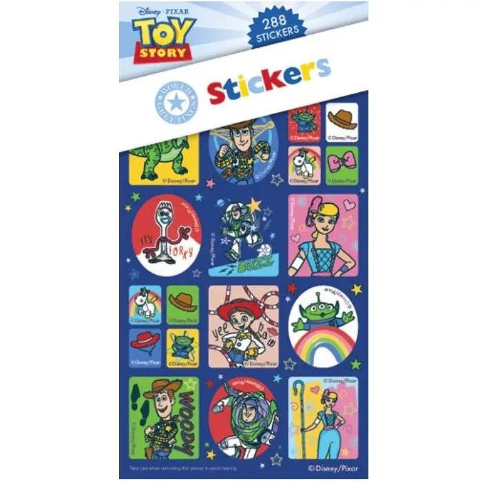 Toy Story Sticker Book 288pk (12 Sheets) Party Favours - NextParty