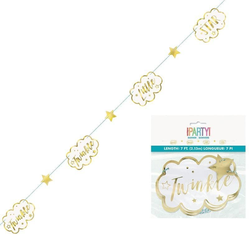 Twinkle Little Star Paper Garland 2.13M (7') - NextParty