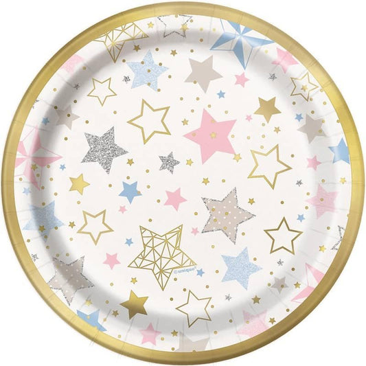 Twinkle Little Star Small Plates 18cm (7") 8pk - NextParty