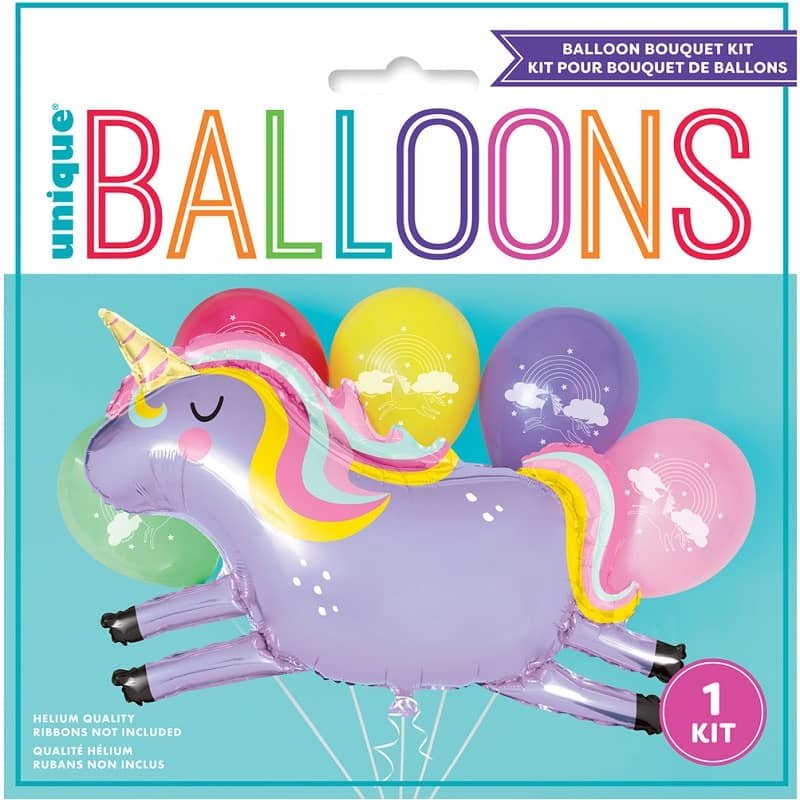 Unicorn Bouquet Balloons 6pk - NextParty