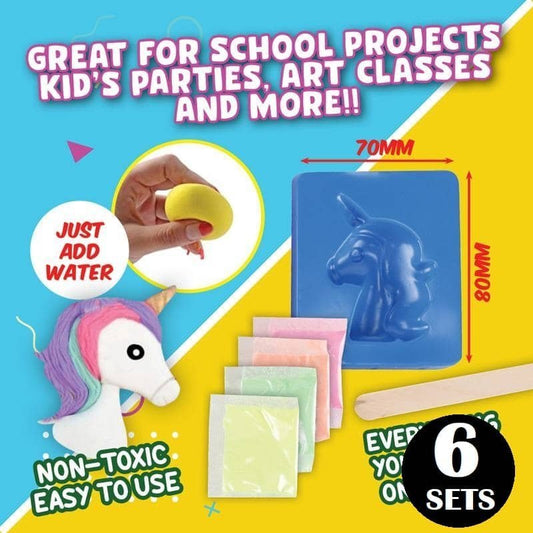 Unicorn Mould And Clay Sets 6pk Party Favour - NextParty