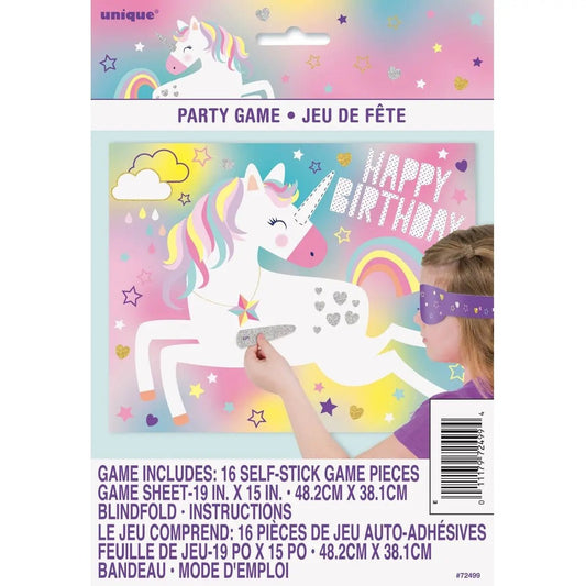 Unicorn Paper Party Blindfold Game - NextParty