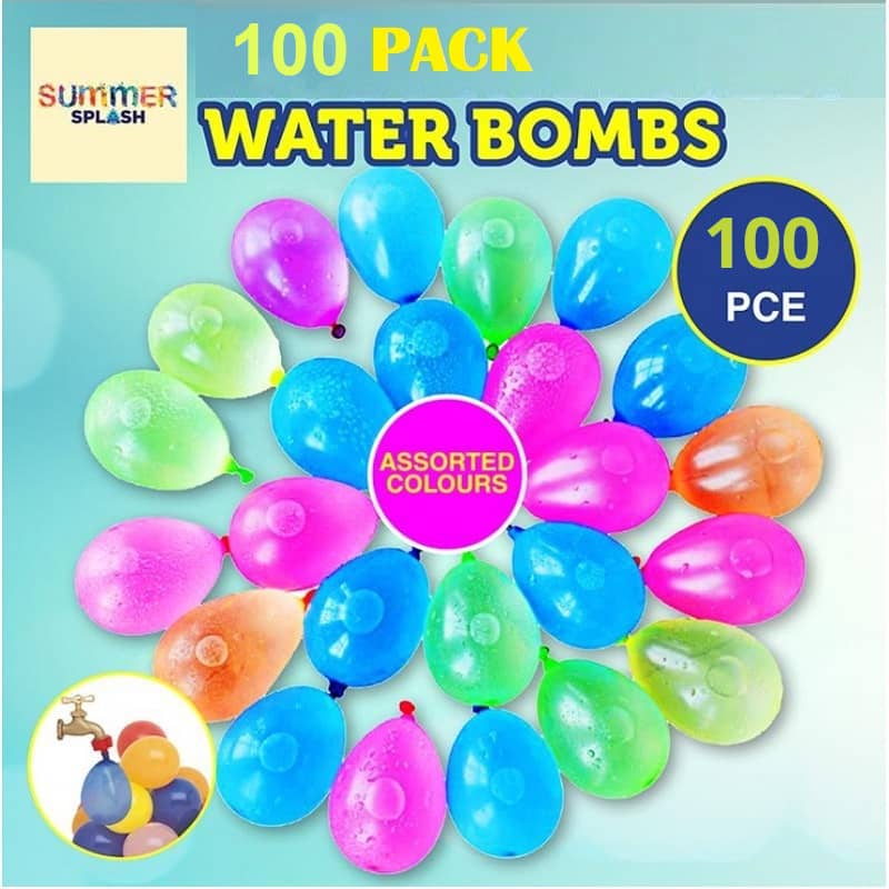 Water Bomb Balloons 100pk Multi - coloured - NextParty