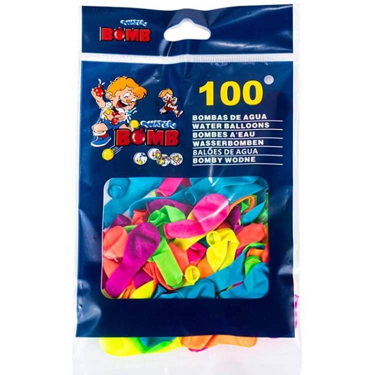 Water Bomb Balloons 100pk Multi - coloured - NextParty