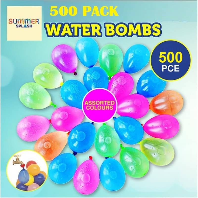 Water Bomb Balloons 500pk Multi - coloured - NextParty