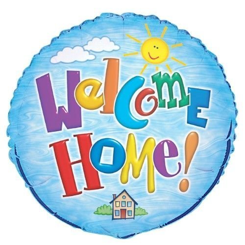 Welcome Home Foil Balloon 45CM (18") - NextParty