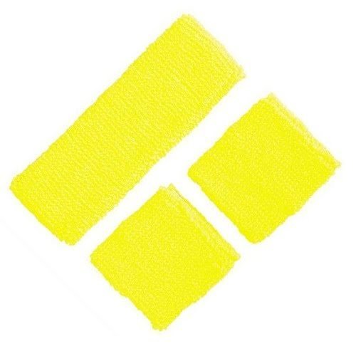 Yellow 80'S Cotton Wristbands Headband Sweatbands Set - NextParty