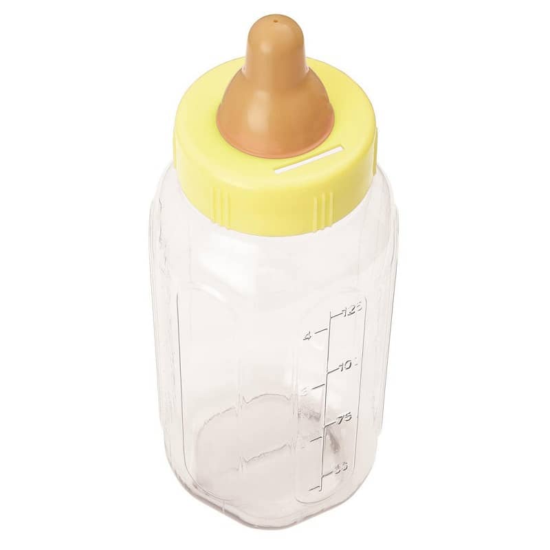 Yellow Baby Bottle Bank 28cm (11") - NextParty